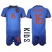 Cheap Netherlands Tyrell Malacia #16 Away Football Kit Children World Cup 2022 Short Sleeve (+ pants)